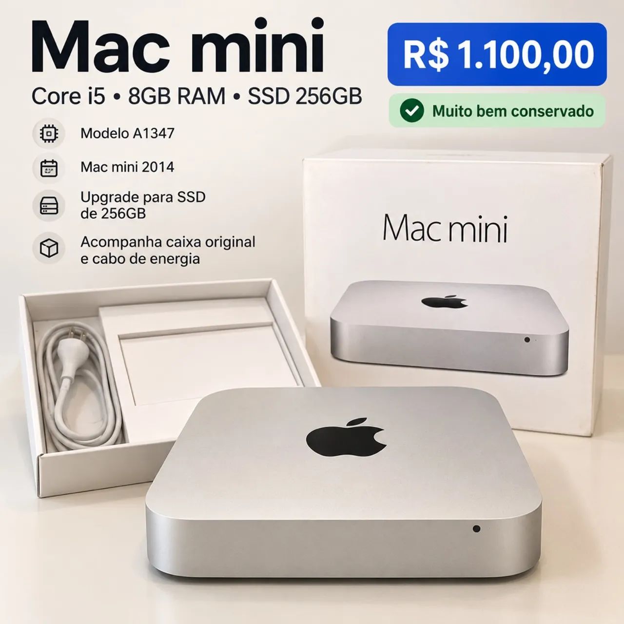 Mac Mini 2014 - Computadores e Desktops - Cocó, Fortaleza