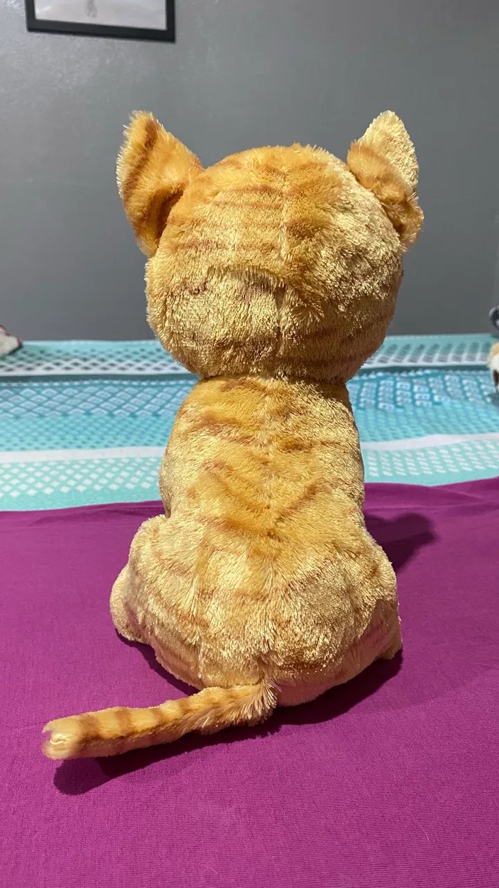 Pelúcia Gatinho Laranja Tigrado - Foto 2