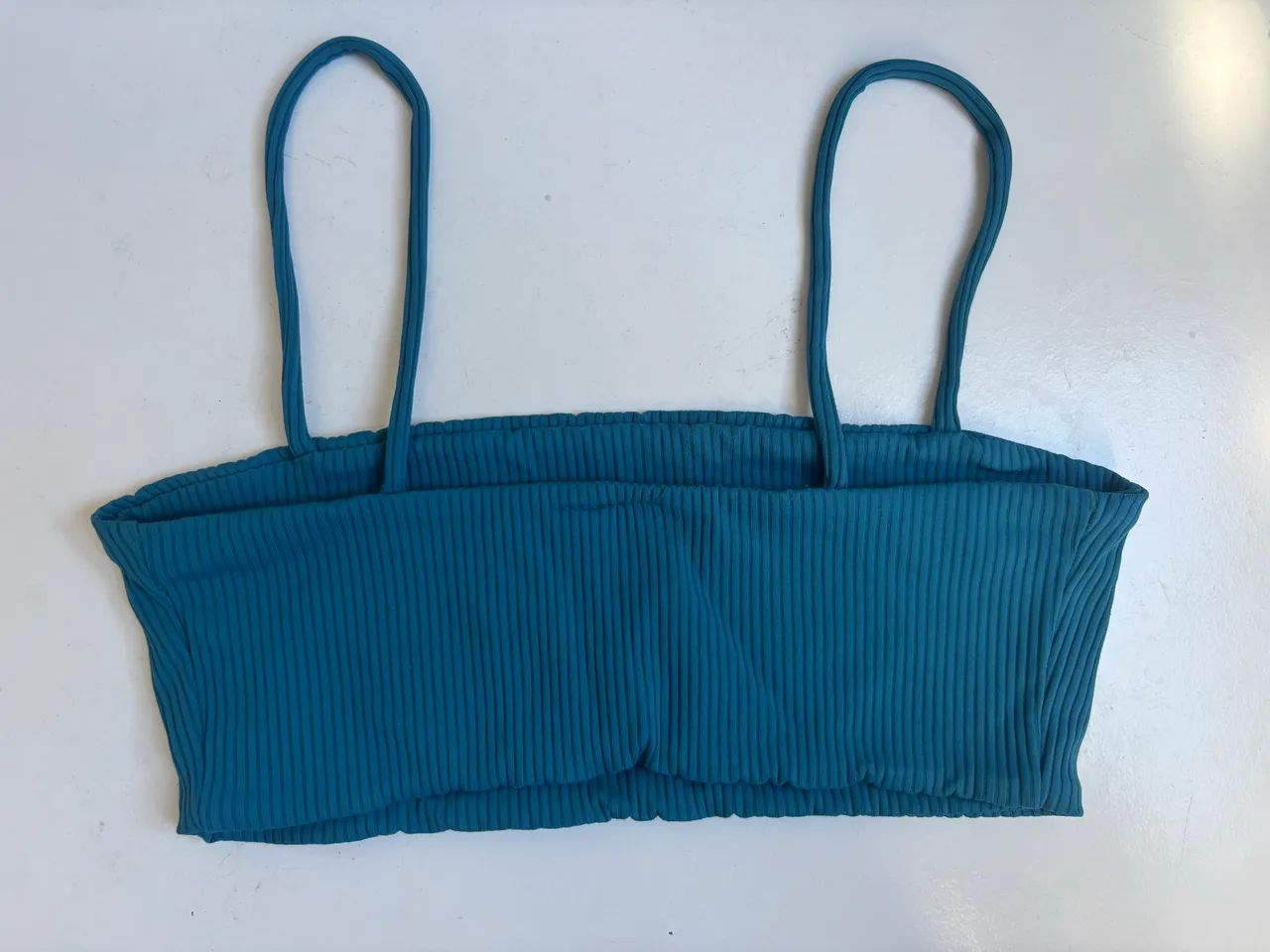 Cropped / Top Farm azul P - Foto 3