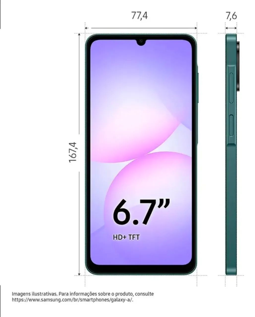 Samsung Galaxy A07 128GB - Foto 2