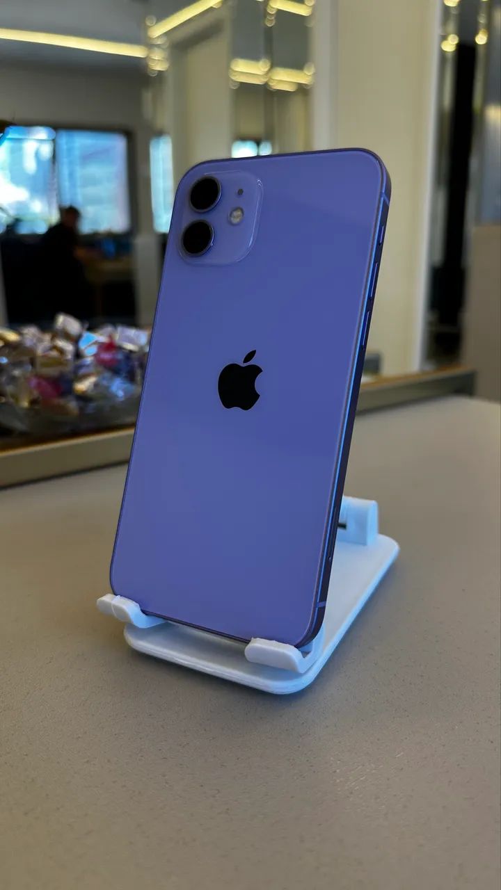iPhone 12 64GB Lilás Seminovo/ Loja Física - Celulares e