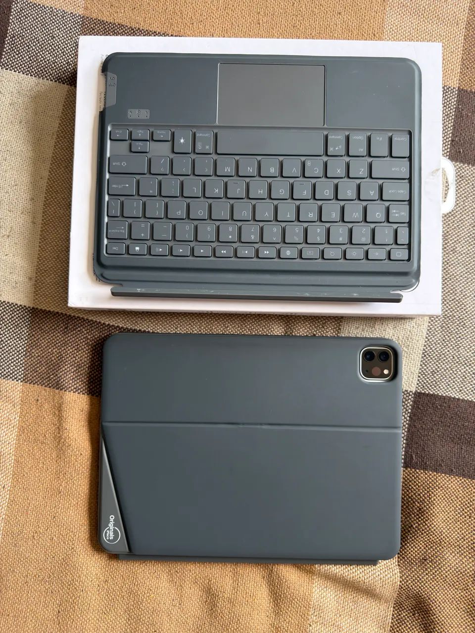 Capa Teclado Para iPad Pro 11 e Air iPlace Cinza - Foto 3