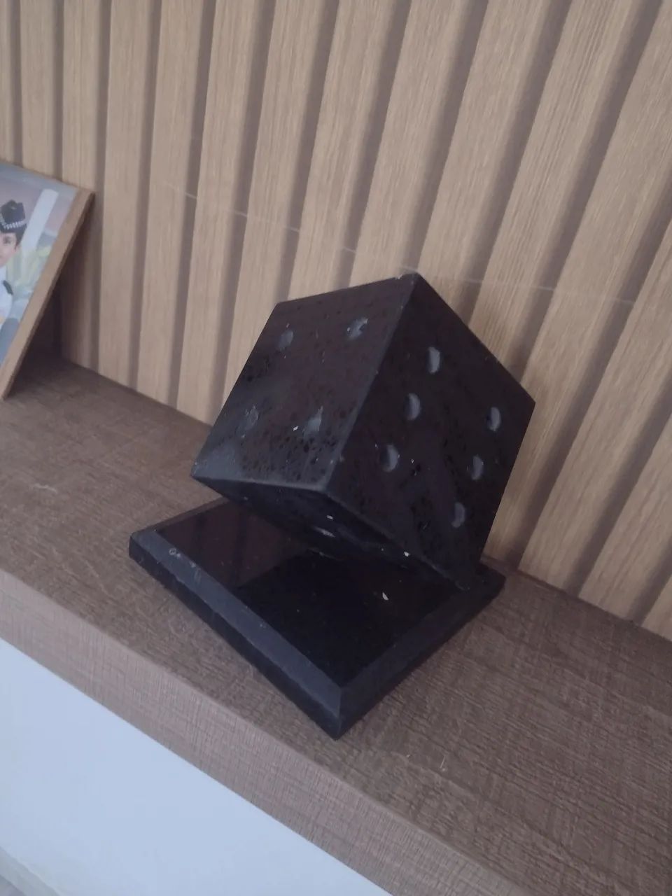 Vendo dado personalizado feito de mármore preto estelar  - Foto 2