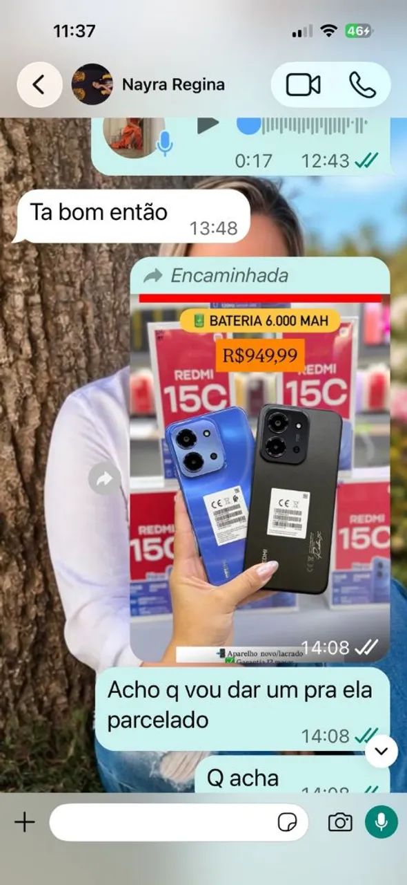 Celular Redmi 15C 256 GB - Foto 2