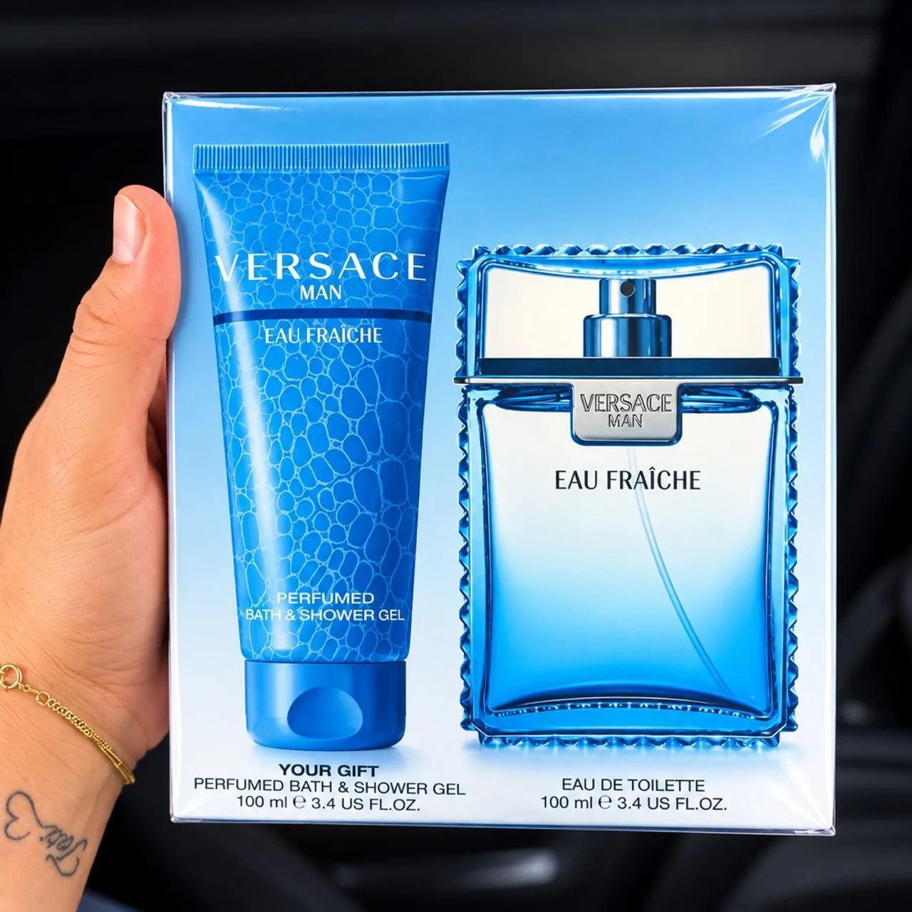 Kit Versace Fraîche perfume + creme 100ml 