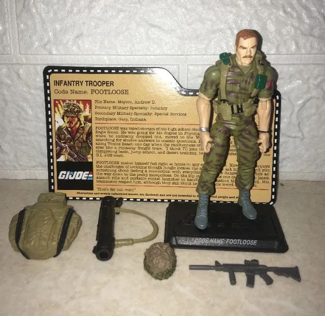 Footloose Gi joe 25th joe con exclusive