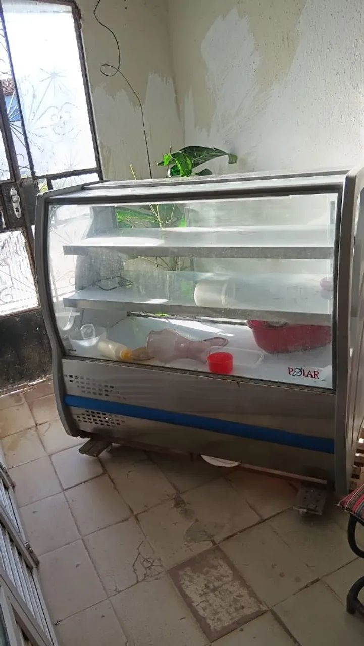 Vitrine de lanchonete 