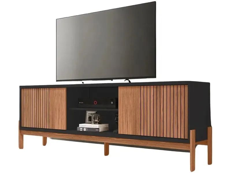 Rack para TV 75? 2 Portas Caemmun Tannen 1. - Foto 2