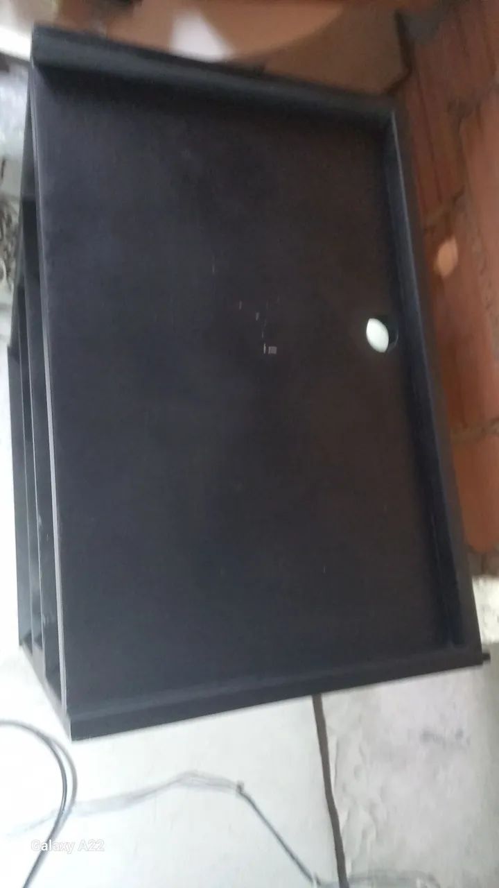 Rack para som em madeira e rodinhas - Foto 2