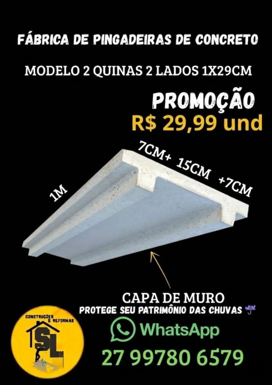 CAPA DE MURO/ PINGADEIRA - Foto 4