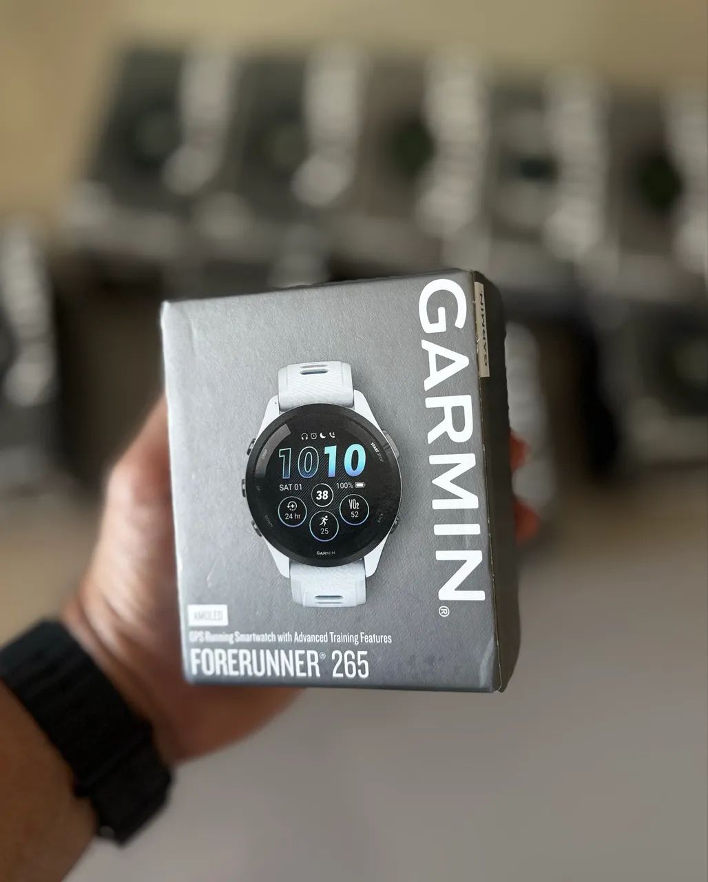 Relógio Garmin Forerunner 265 - Branco (Lacrado)