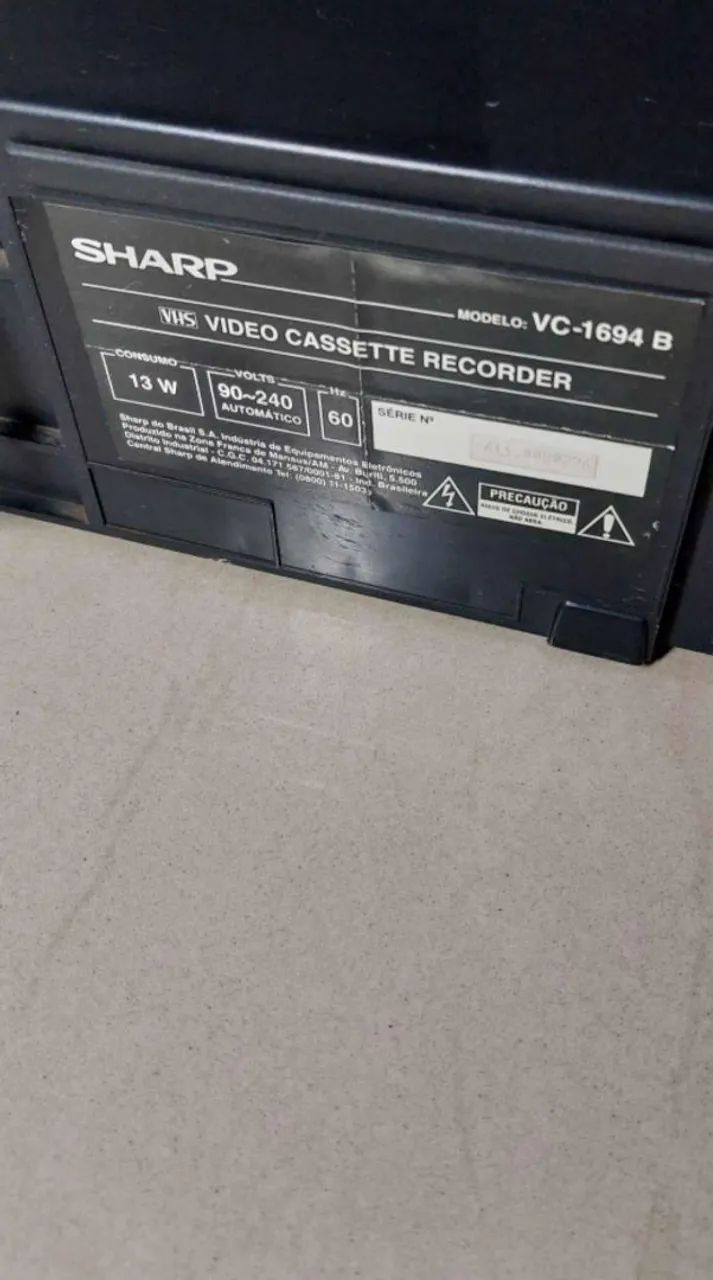 Controle VHS Sharp original Mid-drive - Foto 4