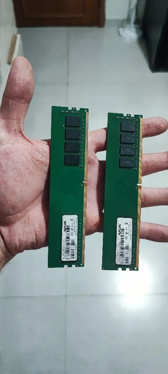 16GB Memória RAM | 2X08GB | Afox | DDR4 | 2400Mhz - Foto 2