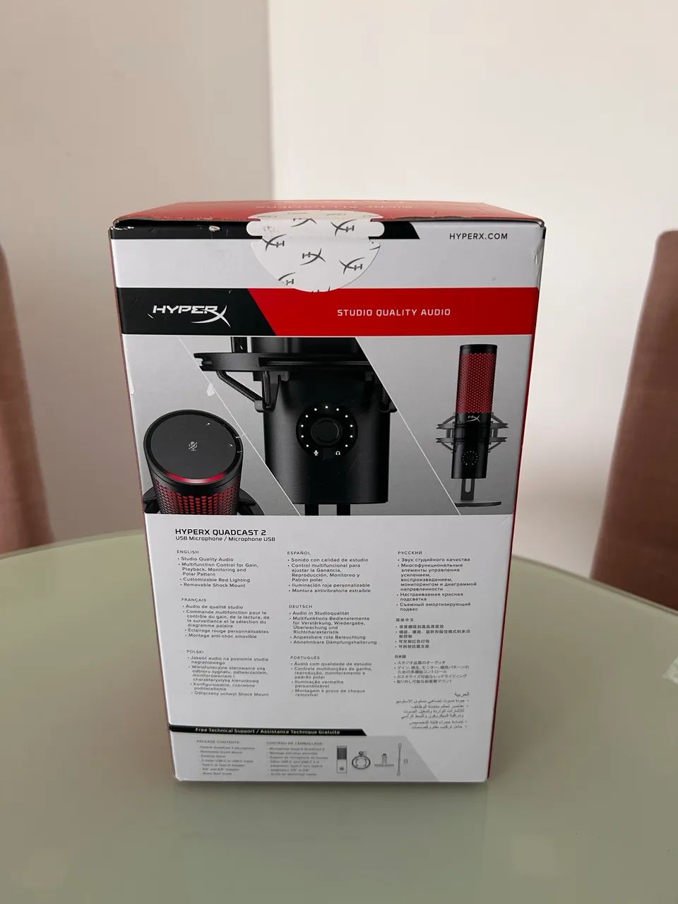 Microfone Gamer HyperX QuadCast 2 (USB) - Foto 2