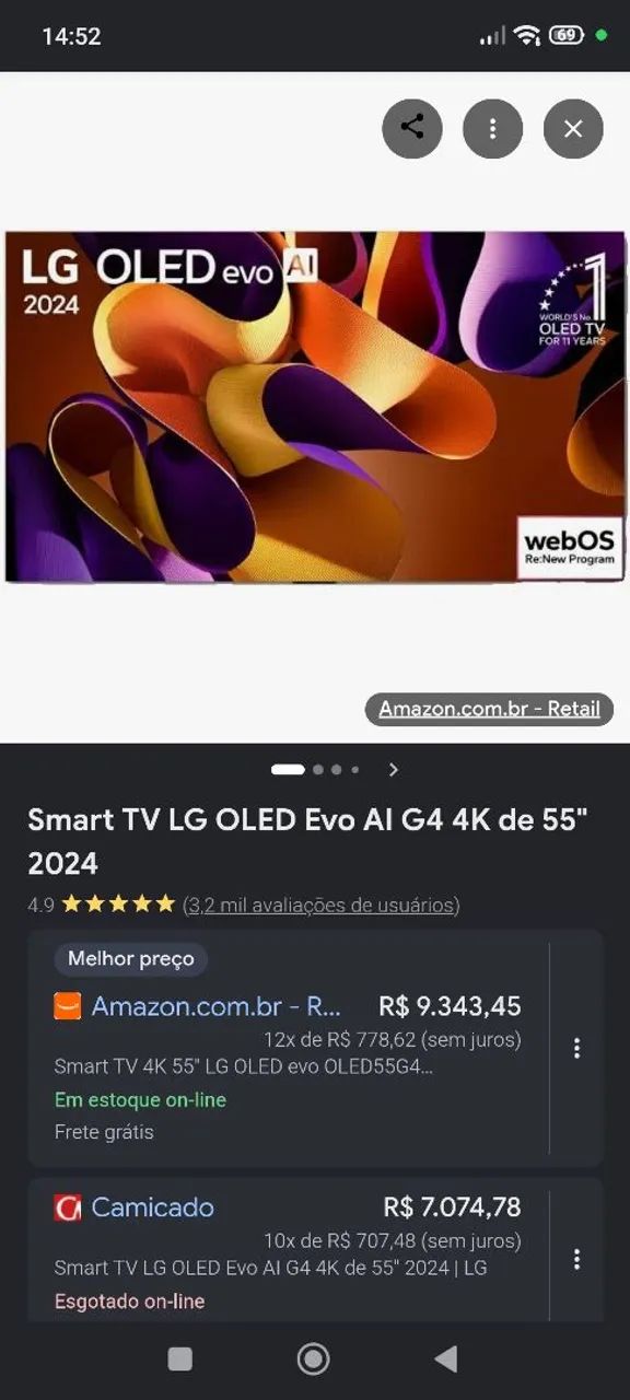 Tv LG g4 , 55". - Foto 2