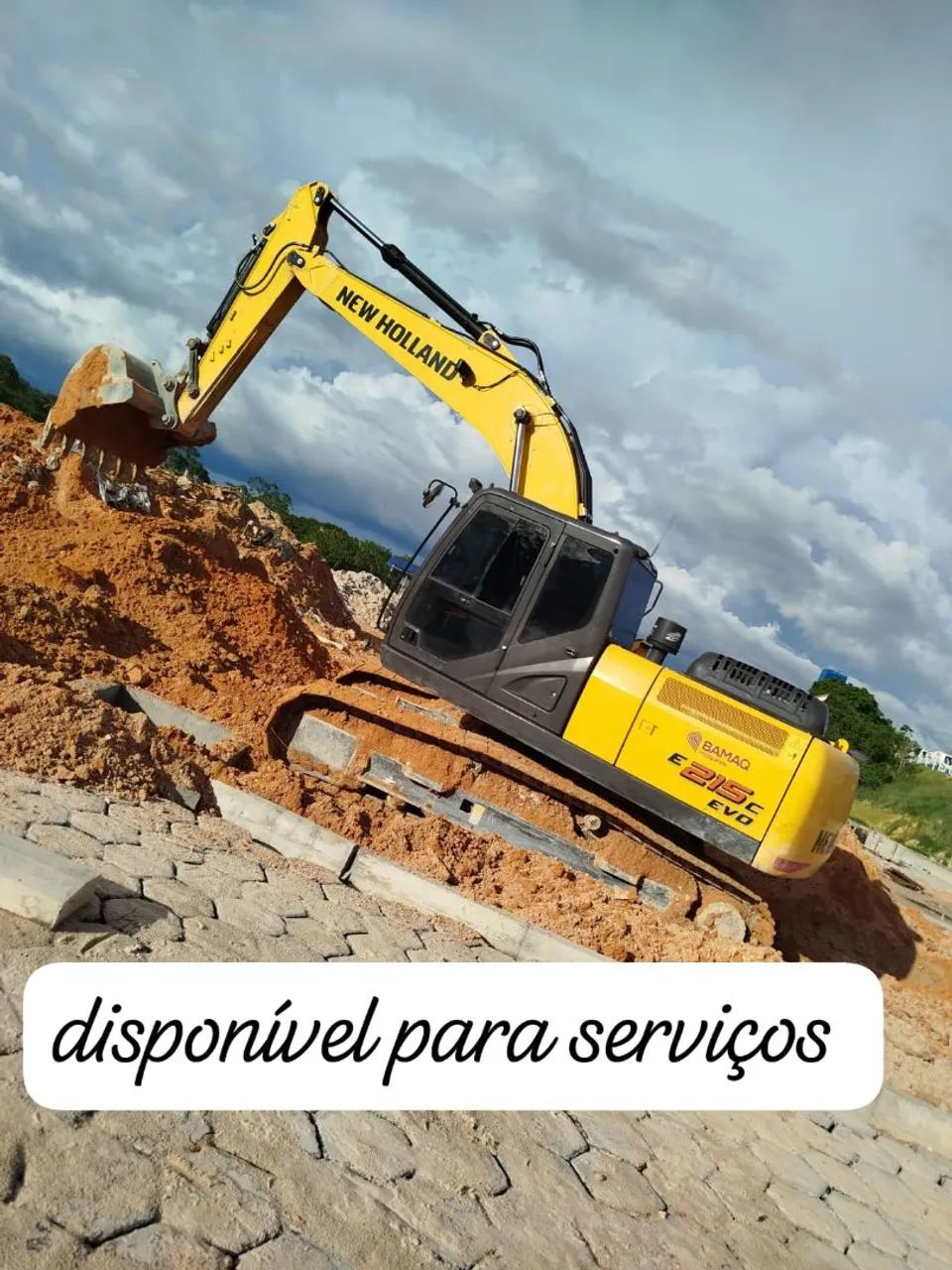 retroescavadeira disponível serviço  - Foto 3