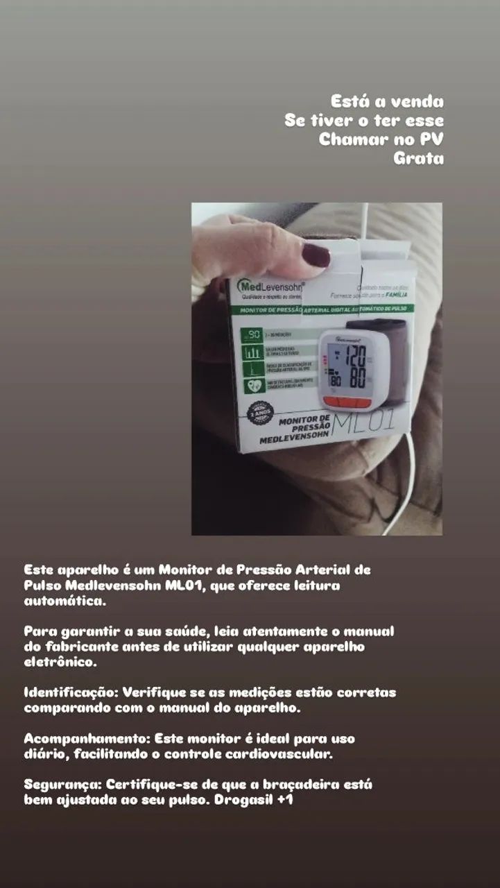 Aparelho de pressão de pulso