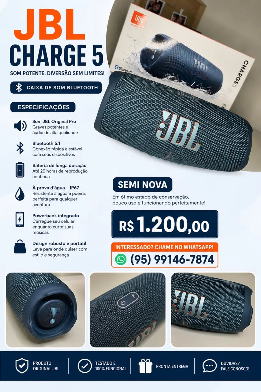 JBL CHARGE 5 ORIGINAL 