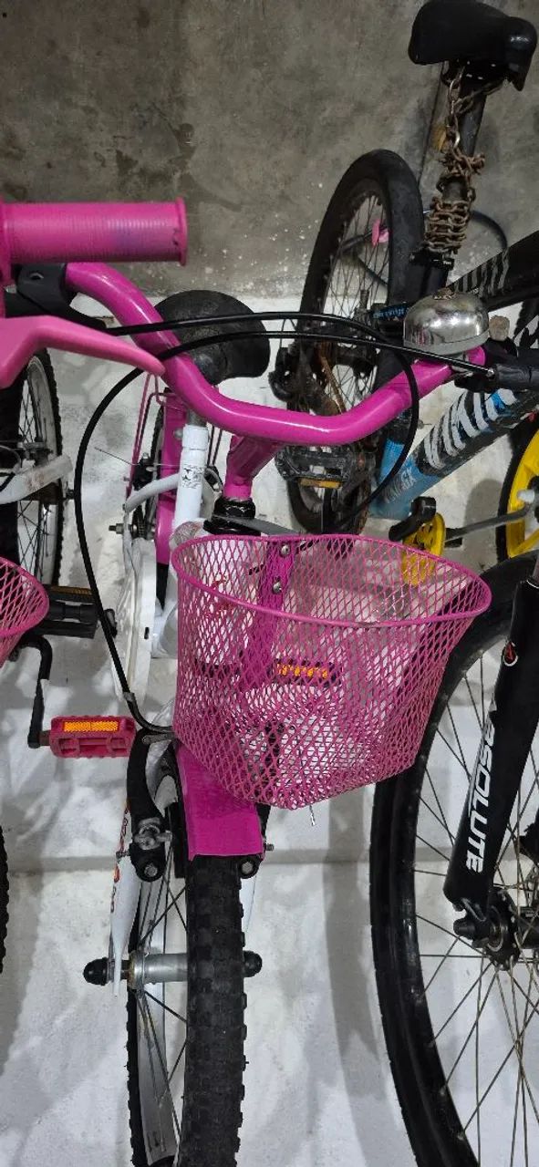 Bicicleta infantil aro 16 com cestinha - Foto 4