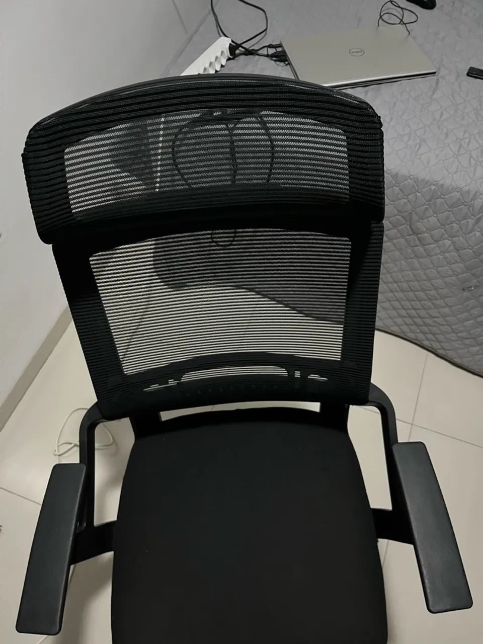 Cadeira Ergonômica de Escritório Presidente Mesh ? Apoio de Cabeça e Lombar - Foto 4