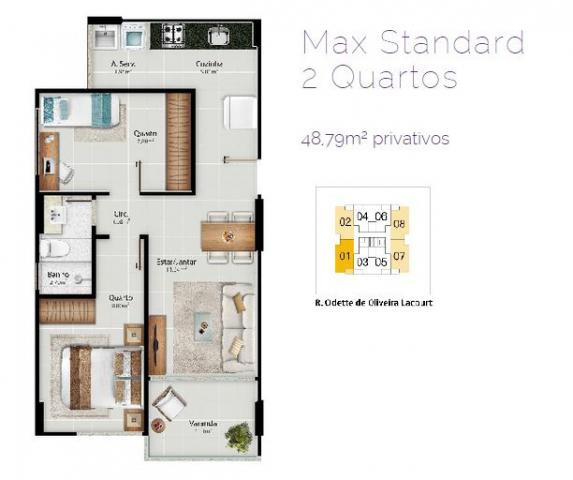 Apartamento para venda em vitória, jardim da penha, 2 dormitórios, 1 suíte, 2 banheiros, 2 - Foto 8