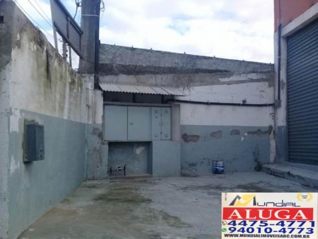 Galpão ótima localização santo andré - sp - parque novo oratório - Foto 2