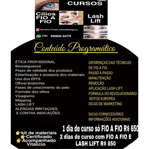 Curso de EXTENSÃO de CÍLIOS e/ou LASH LIFT - Foto 2