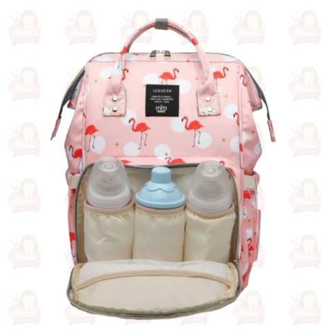 Bolsa para Maternidade estampada Flamingo Lequeen - Foto 2