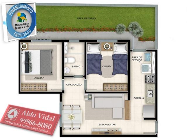 ARV135- Apartamento 01 Qrto P.N.E + Elevador + Vaga P.N.E - Foto 7