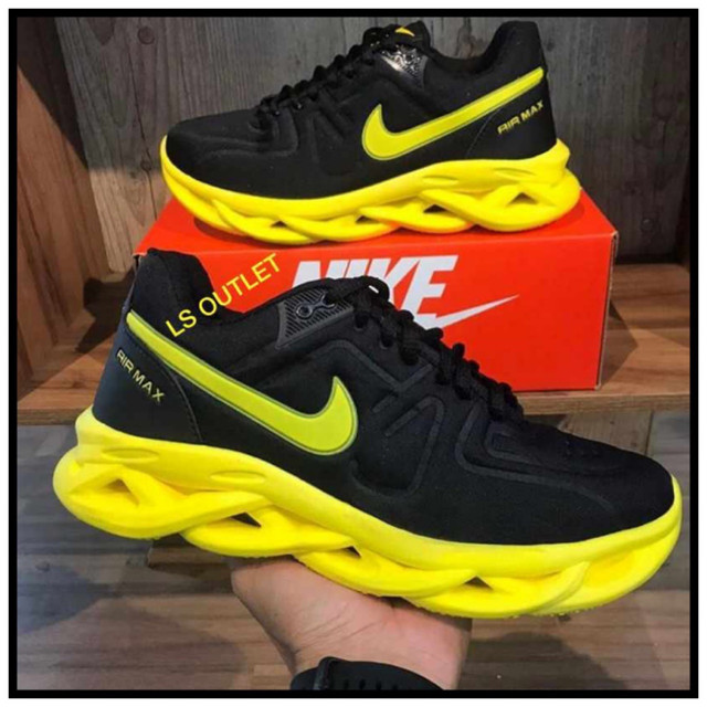 nike amarelo e preto