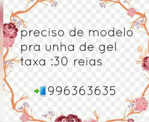 Preciso de modelo pra unha de gel