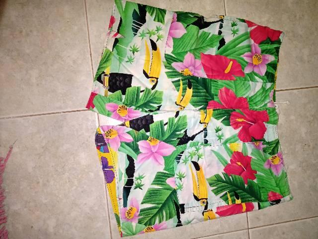 Shorts unissex estampado