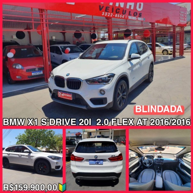 BMW X1 S DRIVE 20I 2.0 AT FLEX  BLINDADA  2016/2016