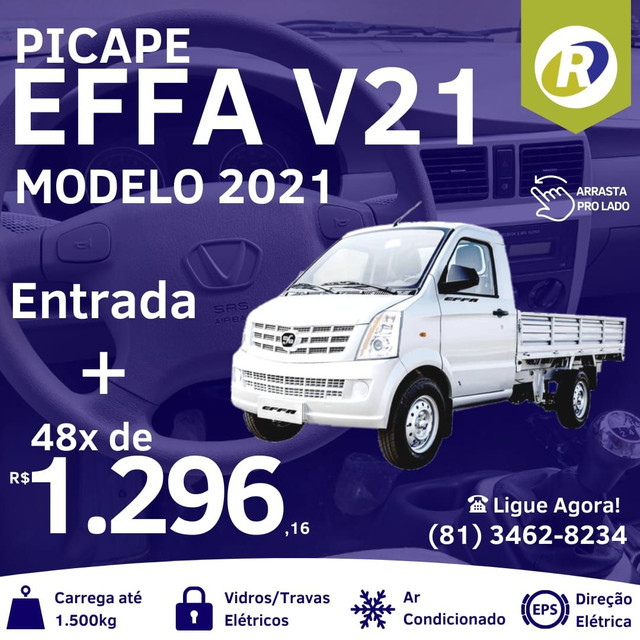 EFFA V21 CABINE SIMPLES 2021
