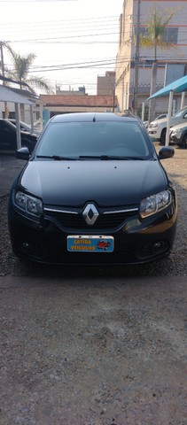 RENAULT SANDERO EXPRESSION PRETO 2015, AUTOMATIZADO