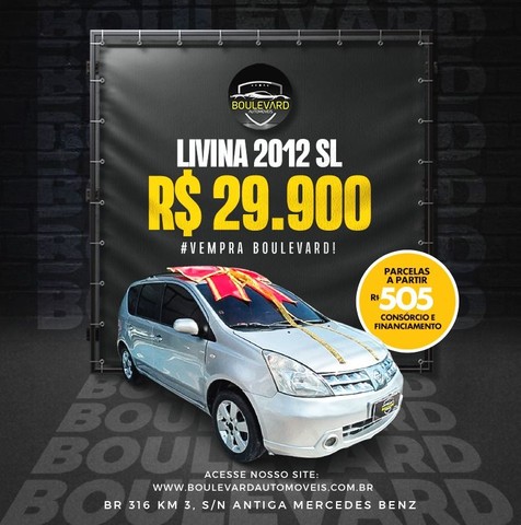 LIVINA 2012 AUT 1.000 DE ENTRADA+48X1.247!!!!