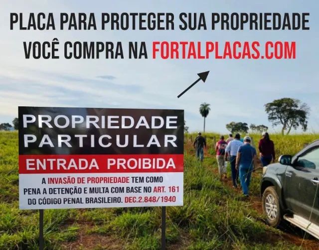 Placa para terreno