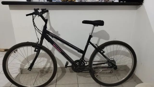 ULTRA BIKE Bicicleta Bikes Feminina Aro 24 – 18 Marchas Cinza