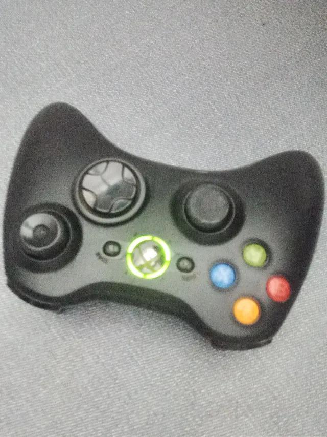 Controle original Xbox 360 dourado Microsoft. - Escorrega o Preço
