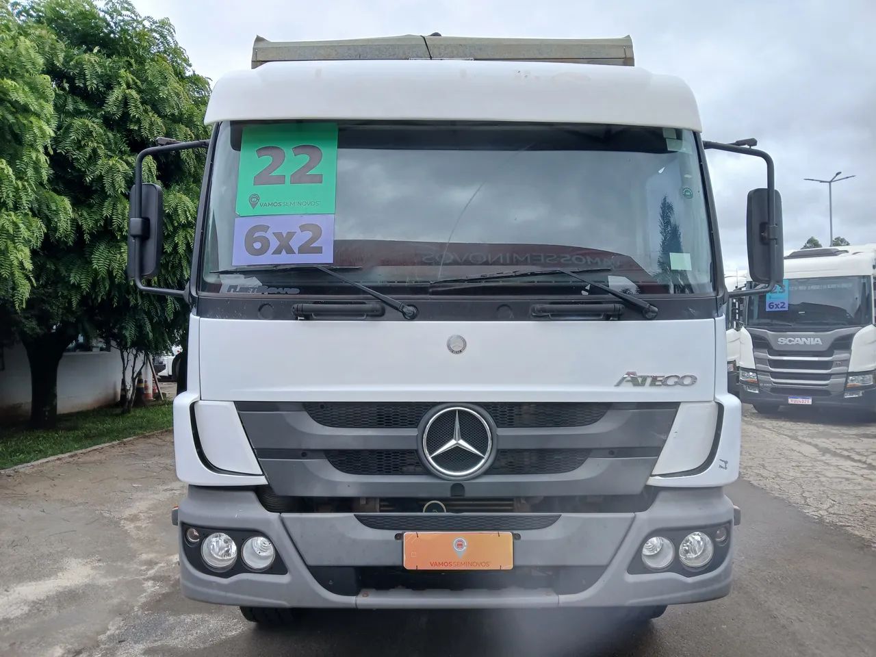 Mercedes-Benz Atego 2426/36 6X2 E5 2021/2022 Vamos Seminovos Chapecó - Foto 2