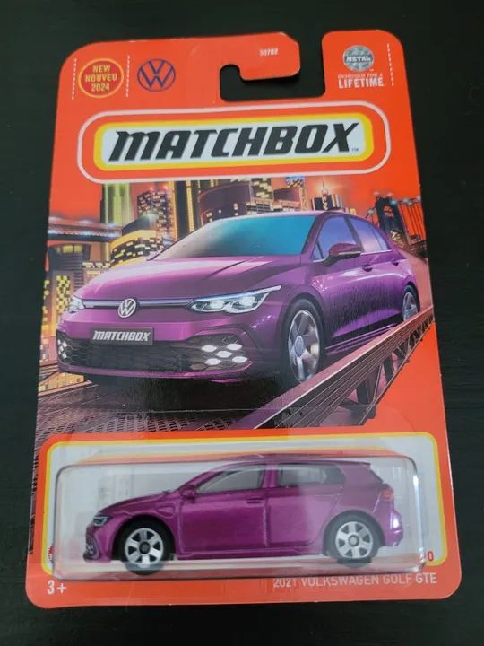 Matchbox - Volkswagen Golf GTE 2021 Lilas - HVK97