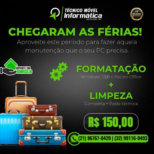 Limpeza interna de computadores e notebooks - Foto 3