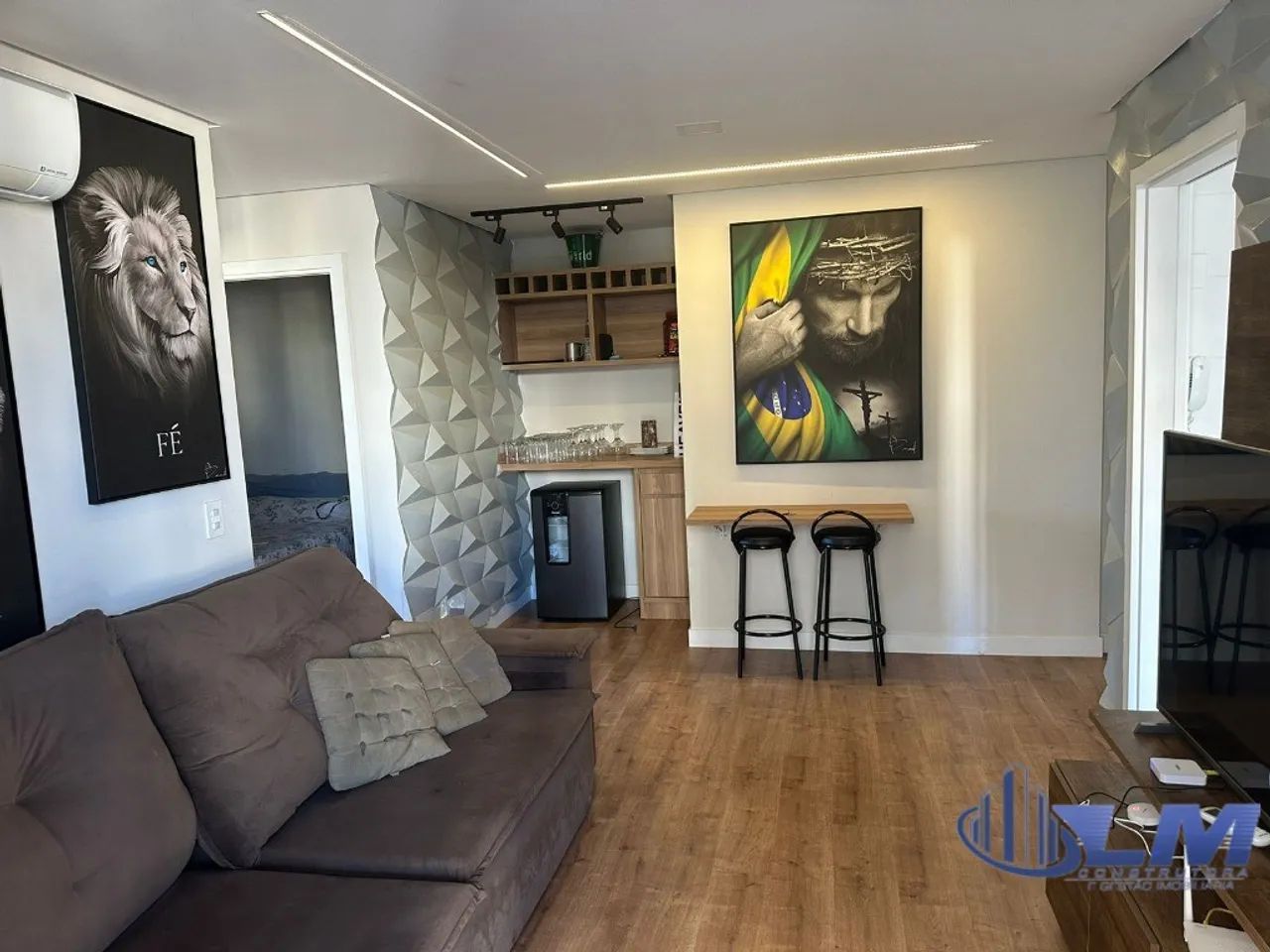 APARTAMENTO MOBILIADO NA PRAIA DO MORRO COM 02 QUARTOS SENDO 01 SUITE, SALA DE JANTAR, SAL - Foto 4