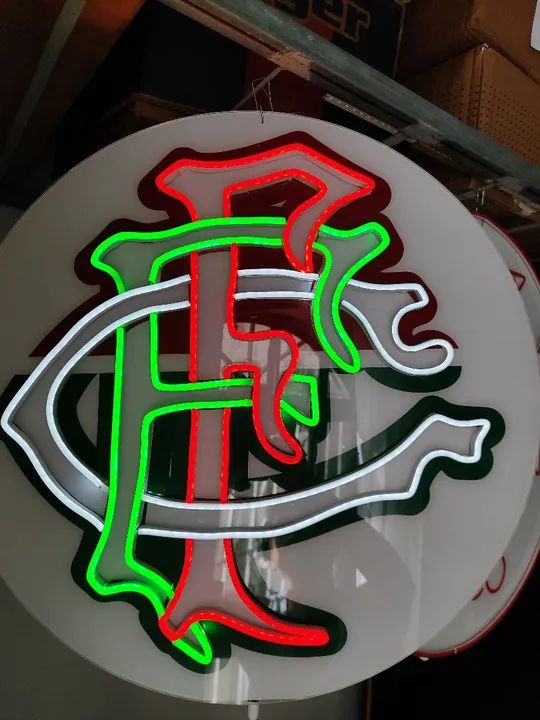 Placa Neon FC - Fluminense