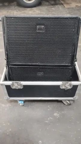 Kit 6 caixas Line Array Taigar ativa e passiva