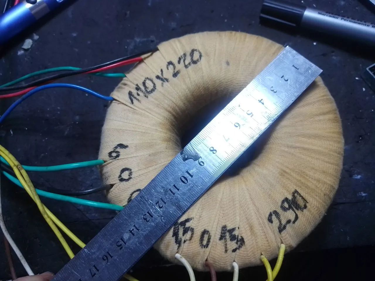 Transformador para amplificador valvulado (kit)