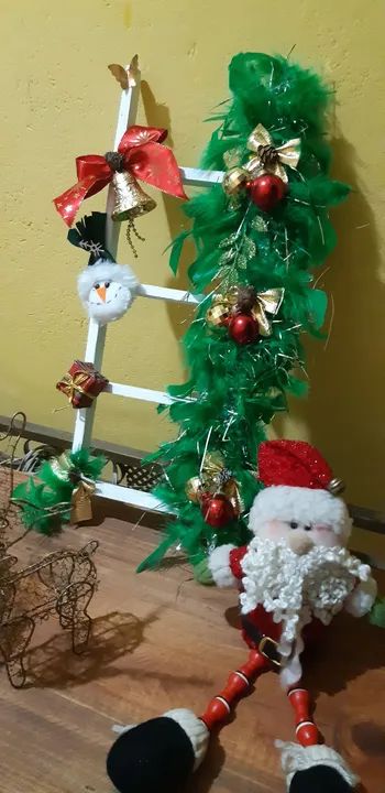 DECORA ESCADINHA PAPAI NOEL 