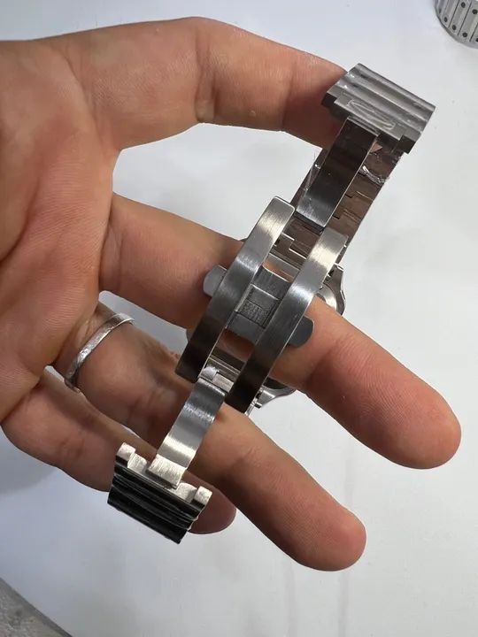 Relogio Cartier Santos Preto Automático  - Foto 4