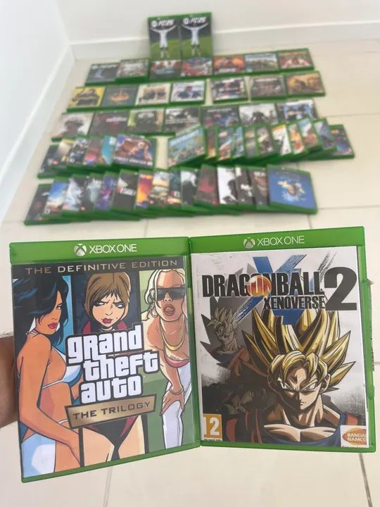 Jogo xbox one series xenoverse2 gta trilogy