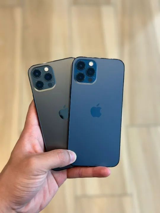 iPhone 12 Pro 128gb Grafite e Azul - Foto 3
